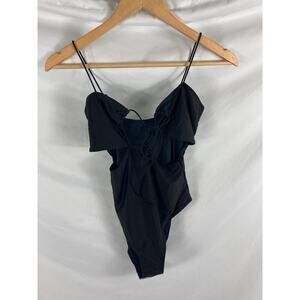Topshop Strappy Detail One Piece Swimsuit Size 6